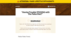 Desktop Screenshot of paleodietrecipecookbook.com